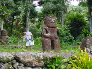 Tikis at the Marae