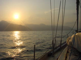 The mountains approaching Antalya